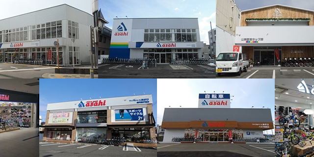 More than 500 stores in Japan.